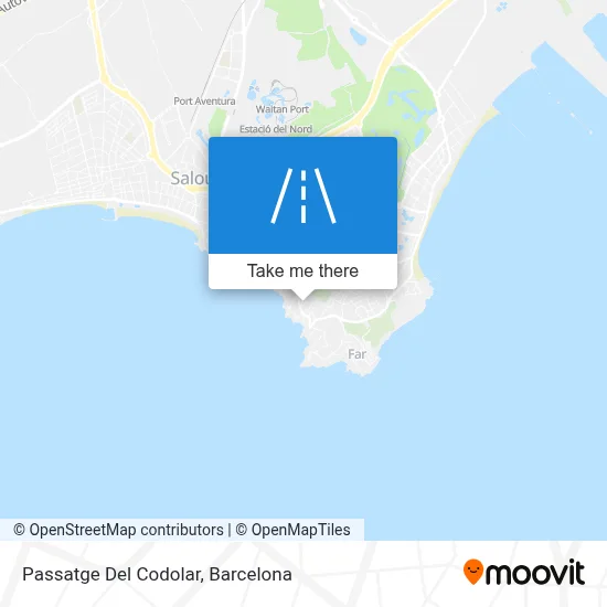 Passatge Del Codolar map