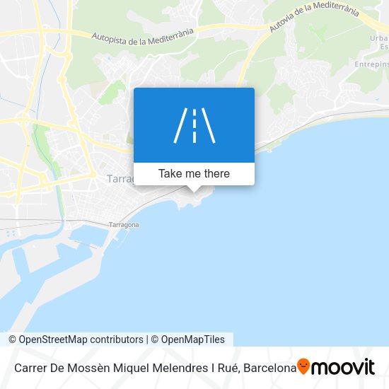 Carrer De Mossèn Miquel Melendres I Rué map