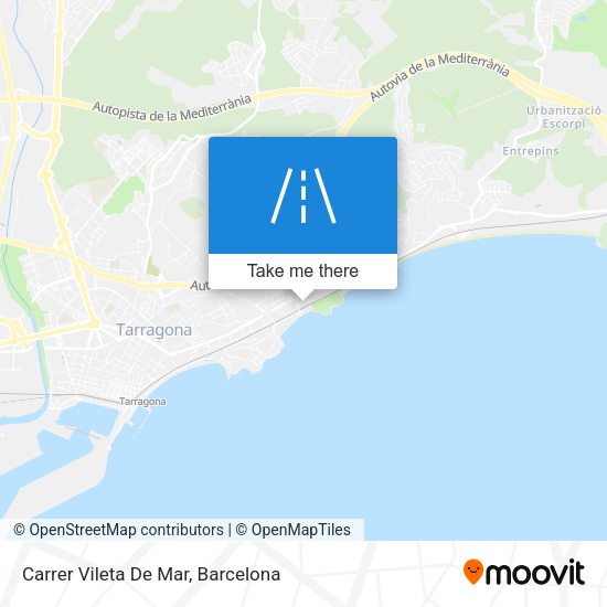 Carrer Vileta De Mar map