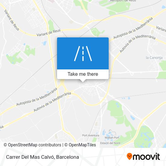 Carrer Del Mas Calvó map