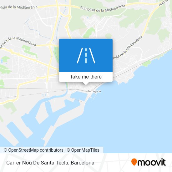 Carrer Nou De Santa Tecla map