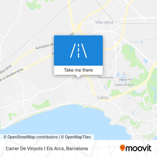 Carrer De Vinyols I Els Arcs map