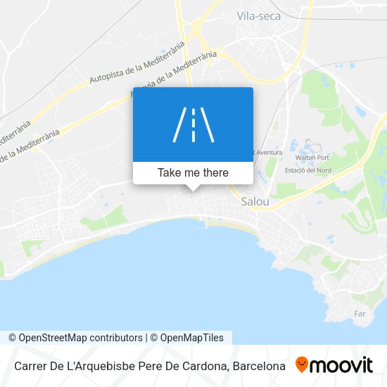 Carrer De L'Arquebisbe Pere De Cardona map