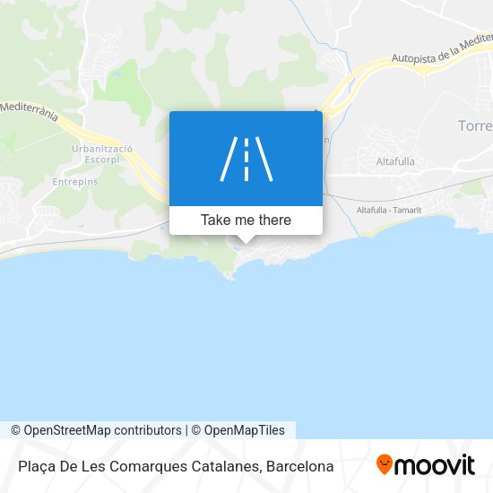 Plaça De Les Comarques Catalanes map