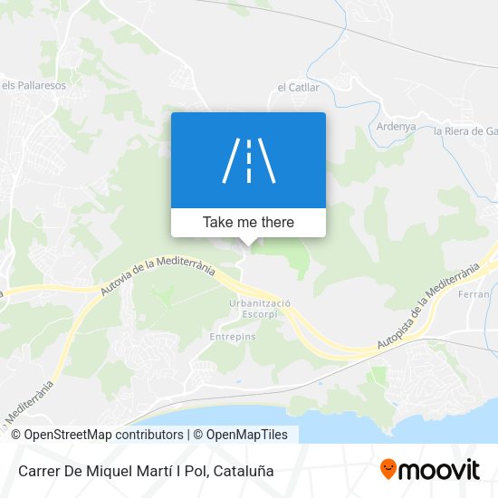 Carrer De Miquel Martí I Pol map