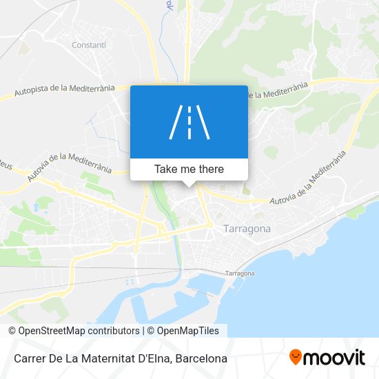 Carrer De La Maternitat D'Elna map