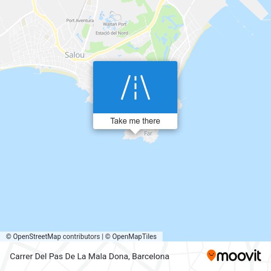 Carrer Del Pas De La Mala Dona map