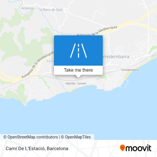 Camí De L'Estació map