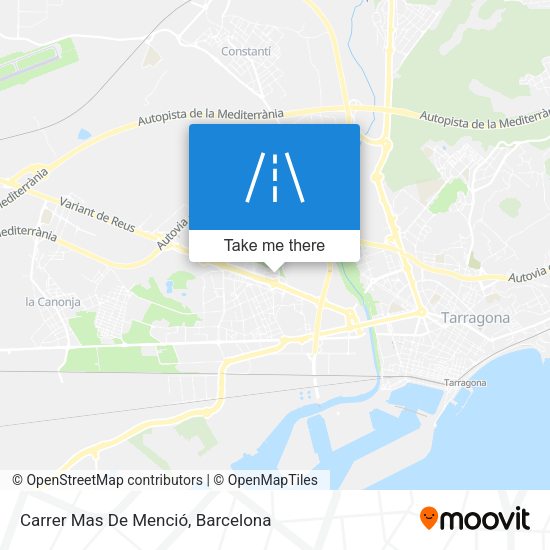 Carrer Mas De Menció map