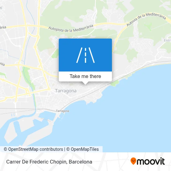 Carrer De Frederic Chopin map