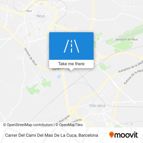 Carrer Del Camí Del Mas De La Cuca map