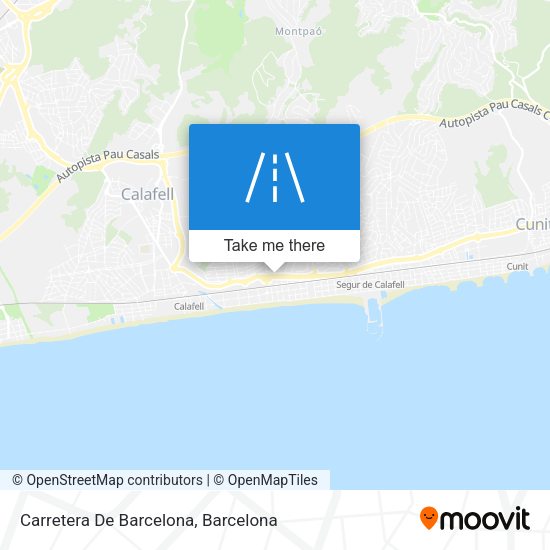 Carretera De Barcelona map