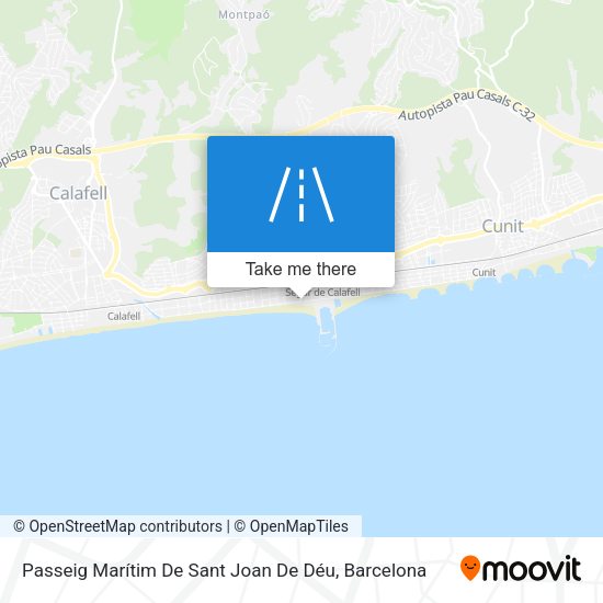 Passeig Marítim De Sant Joan De Déu map
