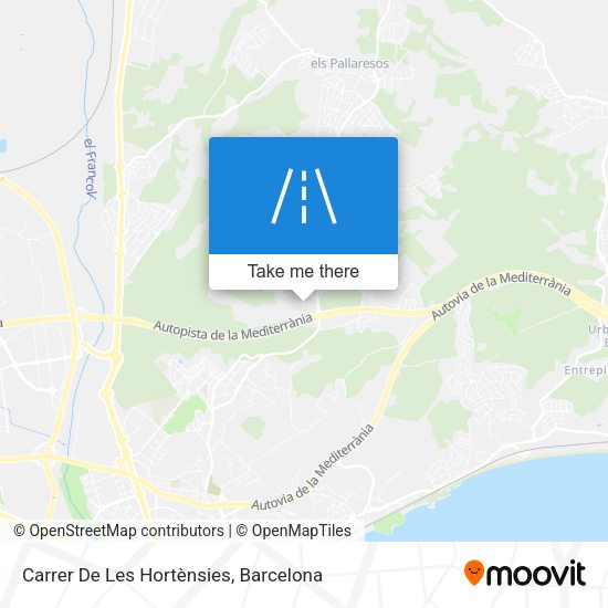 Carrer De Les Hortènsies map