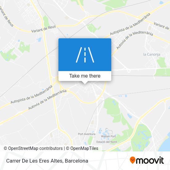 Carrer De Les Eres Altes map