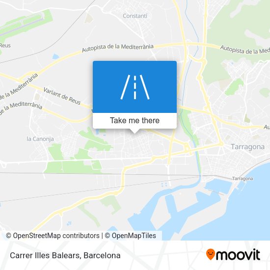Carrer Illes Balears map