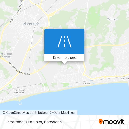 Carrerrada D'En Ralet map