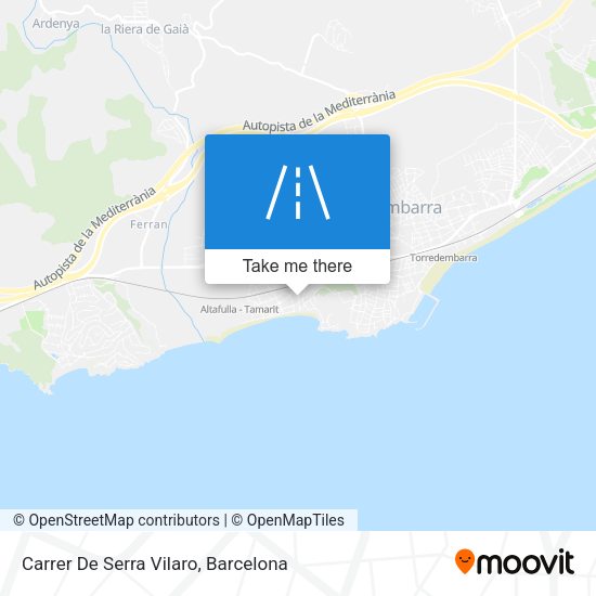Carrer De Serra Vilaro map