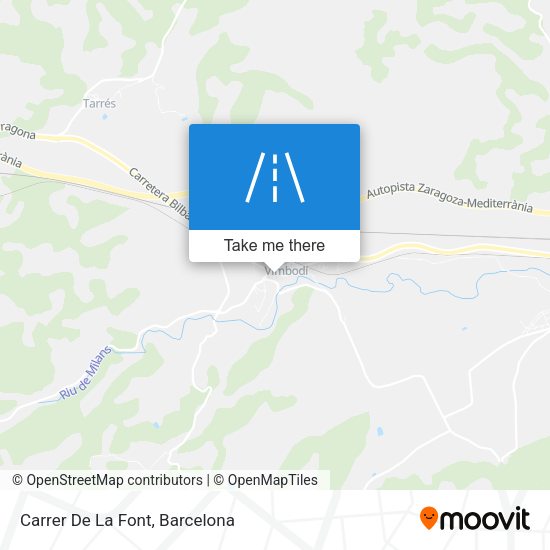 Carrer De La Font map