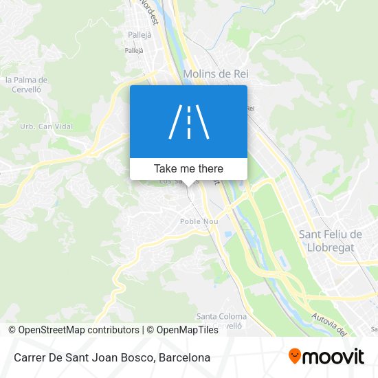 Carrer De Sant Joan Bosco map