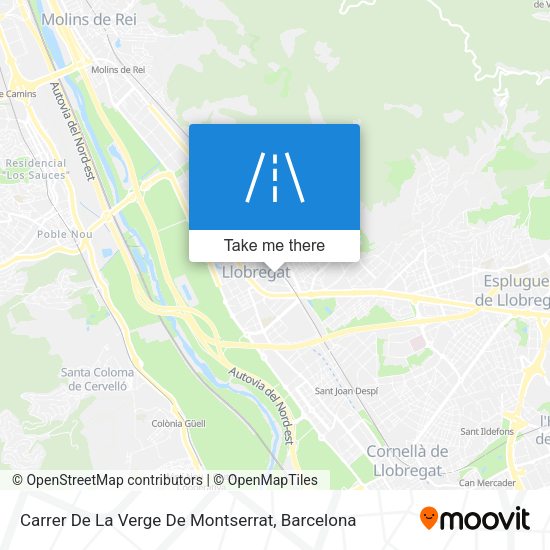 Carrer De La Verge De Montserrat map
