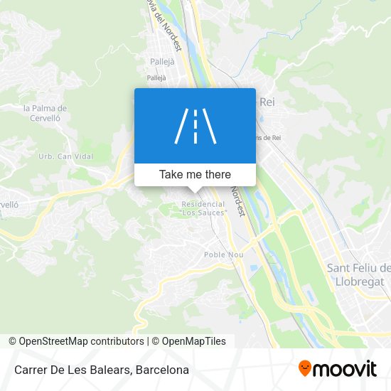 Carrer De Les Balears map