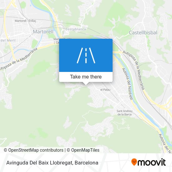 Avinguda Del Baix Llobregat map