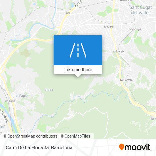 Camí De La Floresta map