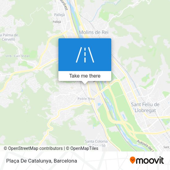 Plaça De Catalunya map