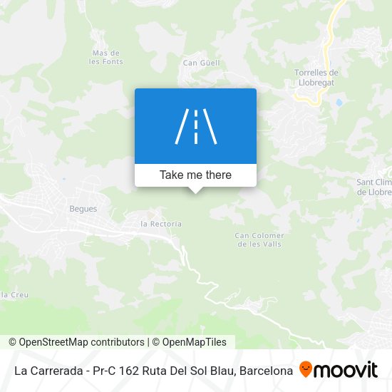 La Carrerada - Pr-C 162 Ruta Del Sol Blau map