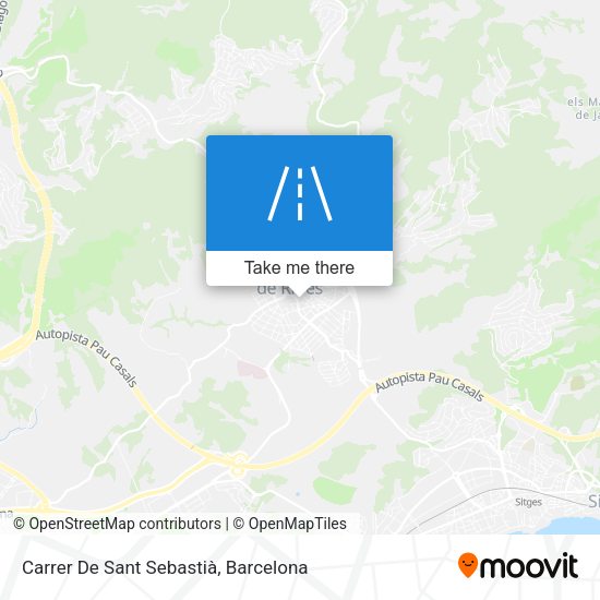 Carrer De Sant Sebastià map