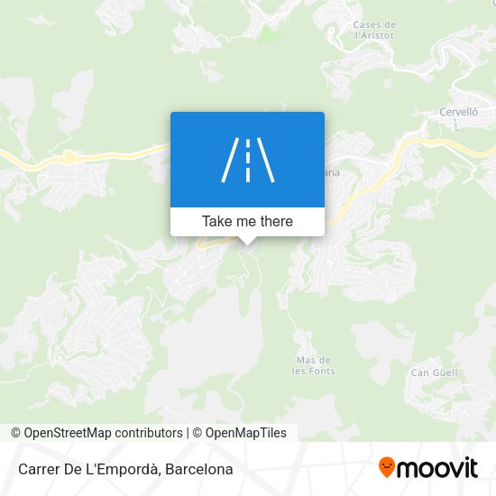 Carrer De L'Empordà map