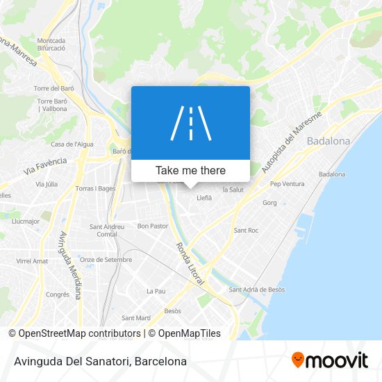 Avinguda Del Sanatori map