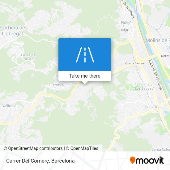 Carrer Del Comerç map