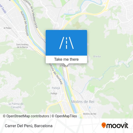 Carrer Del Perú map
