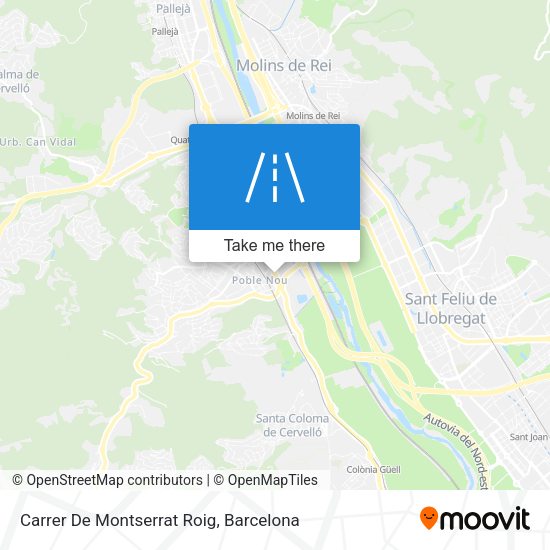 Carrer De Montserrat Roig map