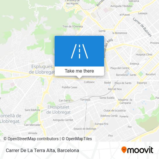 Carrer De La Terra Alta map