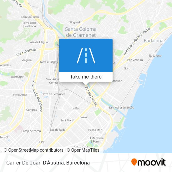 Carrer De Joan D'Àustria map