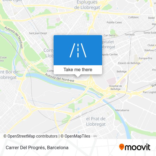 Carrer Del Progrés map