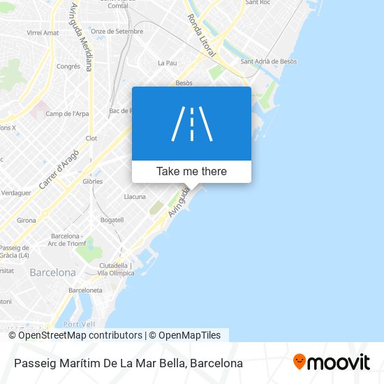 Passeig Marítim De La Mar Bella map