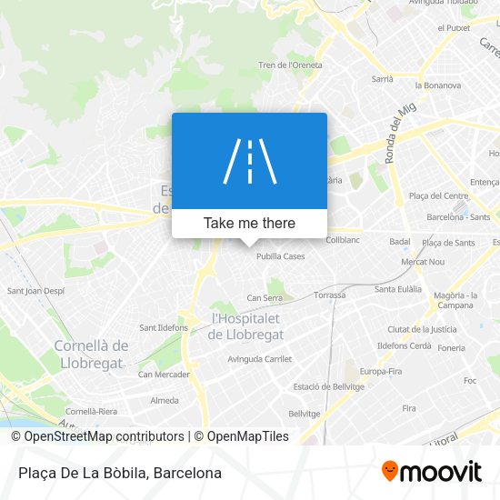 Plaça De La Bòbila map