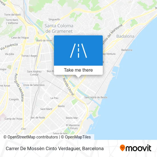 Carrer De Mossèn Cinto Verdaguer map