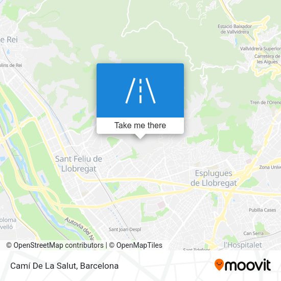 Camí De La Salut map