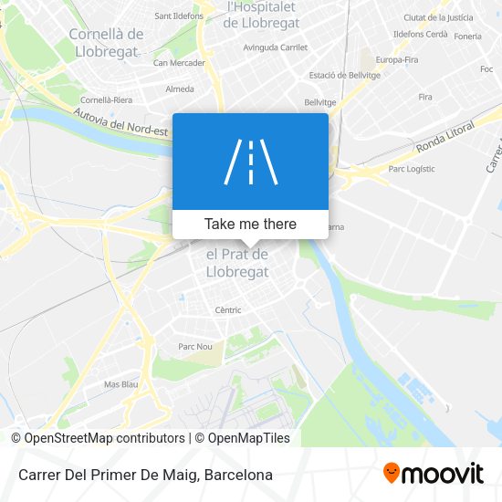 Carrer Del Primer De Maig map