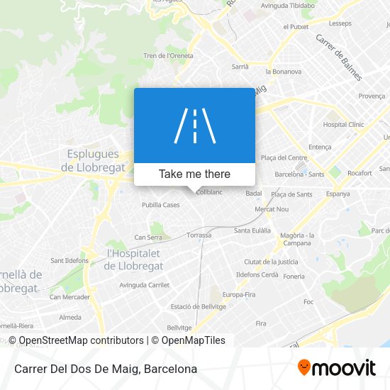 Carrer Del Dos De Maig map