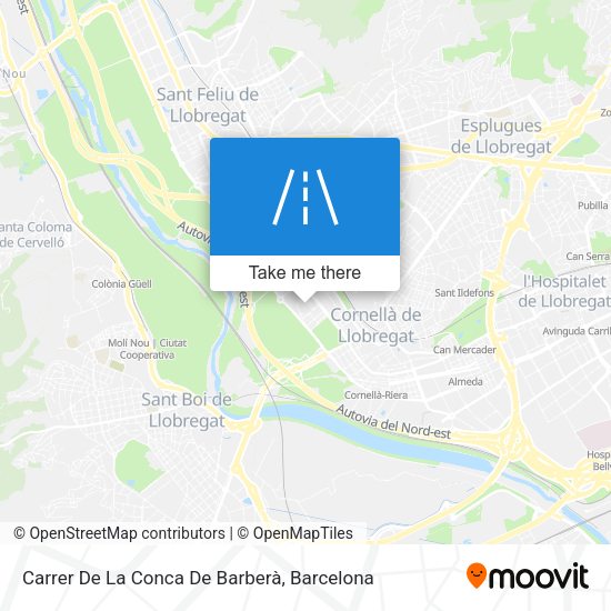 Carrer De La Conca De Barberà map