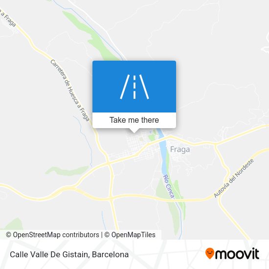 Calle Valle De Gistain map