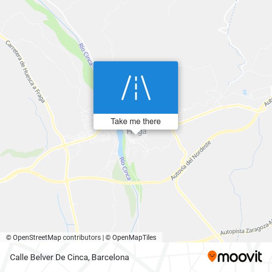 Calle Belver De Cinca map