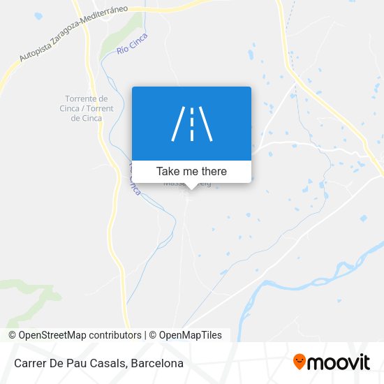 Carrer De Pau Casals map