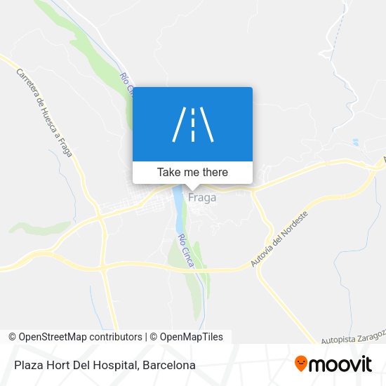 Plaza Hort Del Hospital map